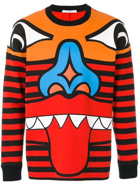 givenchy totem printed sweatshirt|Givenchy sweatshirt fleece.